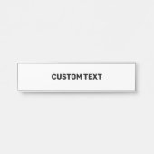 persoonlijk deurbord met uw aangepaste tekst deurbordje (Voorkant)