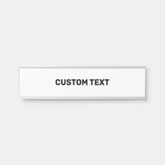 persoonlijk deurbord met uw aangepaste tekst deurbordje (Voorkant)