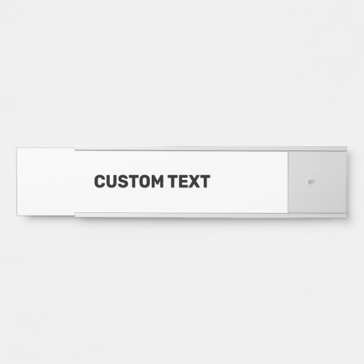 persoonlijk deurbord met uw aangepaste tekst deurbordje (Voorkant)