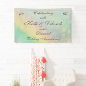 Persoonlijk Diamond Wedding Jubileum Spandoek (Insitu)