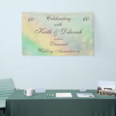 Persoonlijk Diamond Wedding Jubileum Spandoek (Beurs)