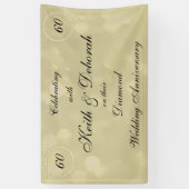 Persoonlijk Diamond Wedding Jubileum Spandoek (Verticaal)