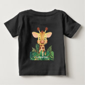 Persoonlijk dier giraffe Baby  Baby  (Achterkant)