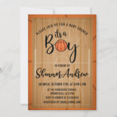 Persoonlijk Digitaal Basketbal Sport Baby shower Kaart (Voorkant)