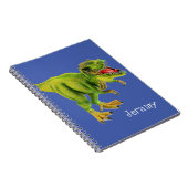 Persoonlijk dinosaurier-spiraal-fotoboek notitieboek (Rechterzijde)
