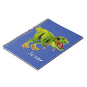 Persoonlijk dinosaurier-spiraal-fotoboek notitieboek (Linkerzijde)