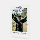Persoonlijk diploma-feest welkom bord (Hoek)