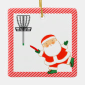 Persoonlijk discgolf-cadeau keramisch ornament (Voorkant)