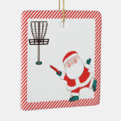 Persoonlijk discgolf-cadeau keramisch ornament (Rechts)