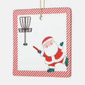 Persoonlijk discgolf-cadeau keramisch ornament (Links)