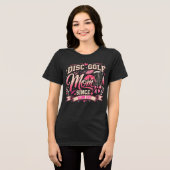 Persoonlijk discgolf-moederjaar Vintage-ontwerp Tri-Blend Shirt (Voorkant volledig)