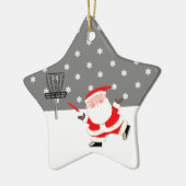 Persoonlijk discgolf-verzamelobject keramisch ornament (Links)