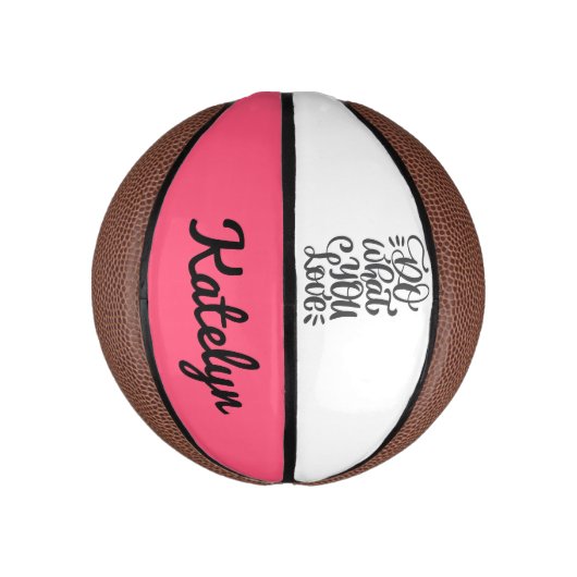 Persoonlijk - Doe waar je van houdt - Basketball Basketbal (Verticaal)