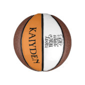 Persoonlijk - Doe waar je van houdt - Basketball Basketbal (Verticaal)