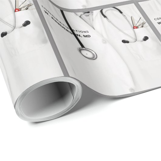 Persoonlijk Dokter Cadeau Inpakpapier (Rol Hoek)