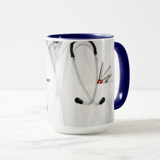 Persoonlijk Dokter Cadeau Mok (Voorkant rechts)