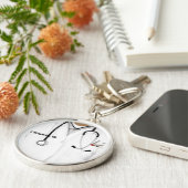 Persoonlijk Dokterscadeau Sleutelhanger (Zijkant)