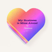 PERSOONLIJK DOUANEVERBLIJF MET NAAM EN TITEL NOTITIEBOEK (Voorkant)