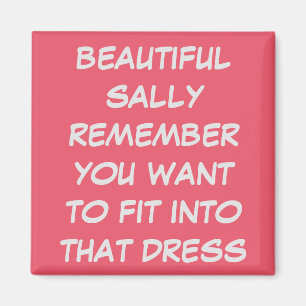 PERSOONLIJK DOUANEWEDDRUKSNELHEIDSDIET MAGNET