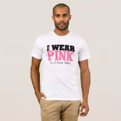 Persoonlijk Draag ik roze borstkanker T-shirt (Voorkant volledig)