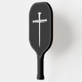 Persoonlijk drie spijkers wit kruis christelijk pickleball paddle (Links)