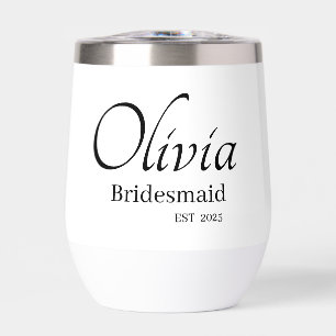 Persoonlijk drinkgerei voor bruidsmeisjes