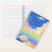  persoonlijk droomdagboek Cloudy Pixels Notitieboek (Binnen)