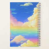  persoonlijk droomdagboek Cloudy Pixels Notitieboek (Achterkant)