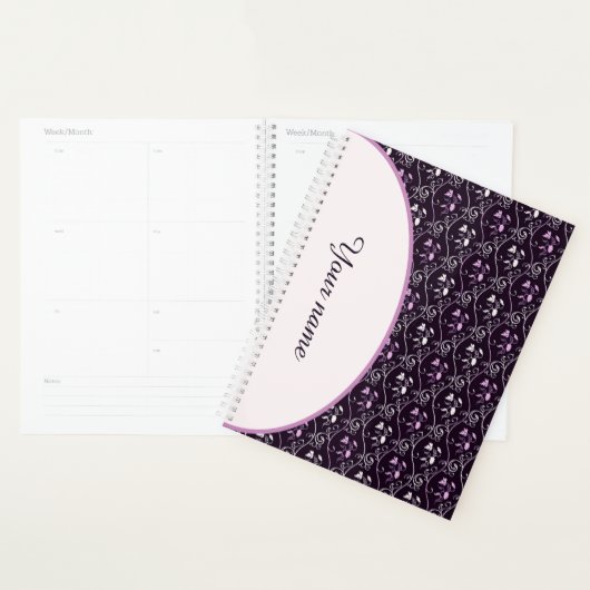 Persoonlijk druivenrankontwerp planner (Display)