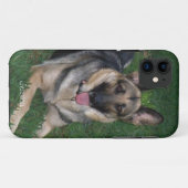 Persoonlijk: Duitse Herdershond iPhone 5 Hoesje (Achterkant (horizontaal))