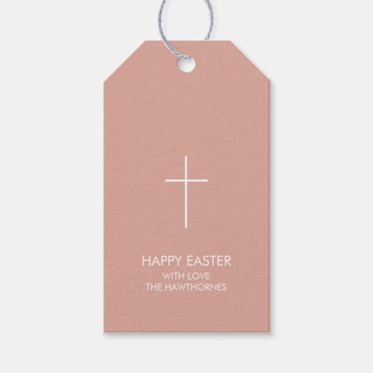 Persoonlijk Easterkruis Cadeaulabel (Voorkant)