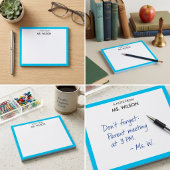 Persoonlijk "Een briefje van" Notitieblok met eige Post-it® Notes