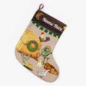 Persoonlijk - Een landkerst op het boerderij Grote Kerstsok (Voorkant (Hangend))