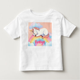 Persoonlijk Eenhoorn Cadeau, Waterverf, Kinder Shirts