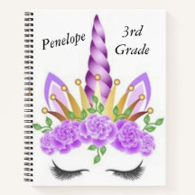 Persoonlijk Eenhoorn Kinderen Notitieboek