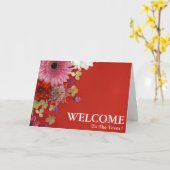 Persoonlijk Eenvoudig elegant Onthaal aan het team Kaart (Gele Bloem)