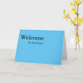 Persoonlijk eenvoudig Elegant Welkom Kaart (Gele Bloem)