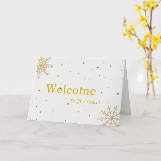 Persoonlijk eenvoudig Elegant Welkom Kaart (Gele Bloem)