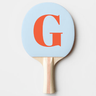 Persoonlijk Eenvoudig Krachtig Monogram Zachte Bla Tafeltennisbatje