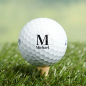 Persoonlijk Eenvoudig Monogram Golfballen (Insitu Shirt)