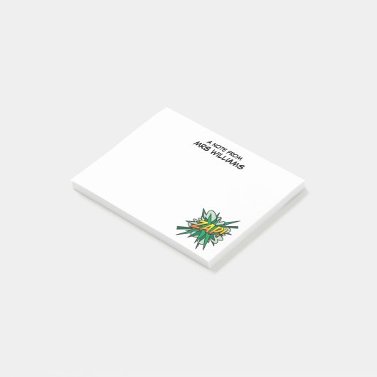 Persoonlijk Eenvoudig Plezierig Stripboek ZAP Post-it® Notes (Schuin)