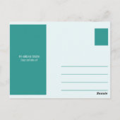 Persoonlijk - Eenvoudig Upolu Cay Wedding Briefkaart (Achterkant)