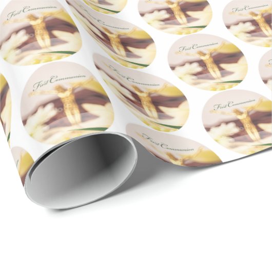 Persoonlijk, Eerste Communicatie Gefeliciteerd Cadeaupapier (Rol Hoek)