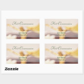 Persoonlijk, Eerste Communicatie Gefeliciteerd Rechthoekige Sticker (Vel)