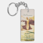 Persoonlijk, Eerste Communicatie Gefeliciteerd Sleutelhanger (Voorkant Links)