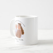 Persoonlijk eerste Moederdag cadeau voor mama Koffiemok (Voorkant links)