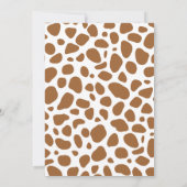 Persoonlijk eerste Rodeo Baby shower Kaart (Achterkant)