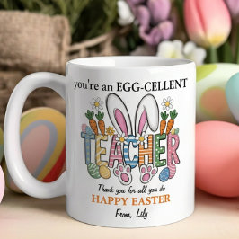 Persoonlijk ei-top geschenk voor waardering van de koffiemok
