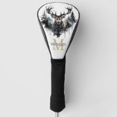 Persoonlijk Elandbos met monogram Golfheadcover (Voorkant)