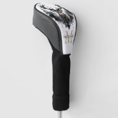Persoonlijk Elandbos met monogram Golfheadcover (Schuin)